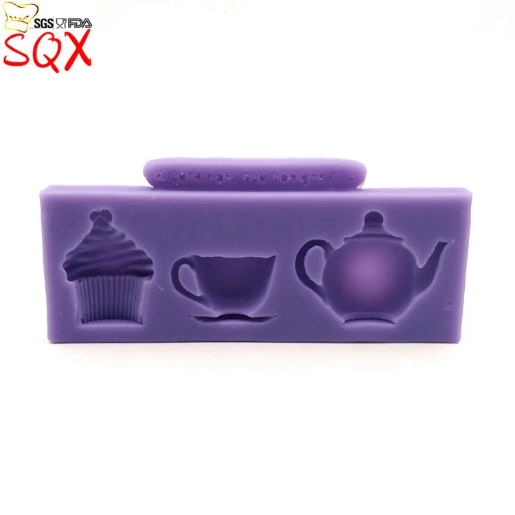 Cake / coffee mug / tea maker silicone fondant cake