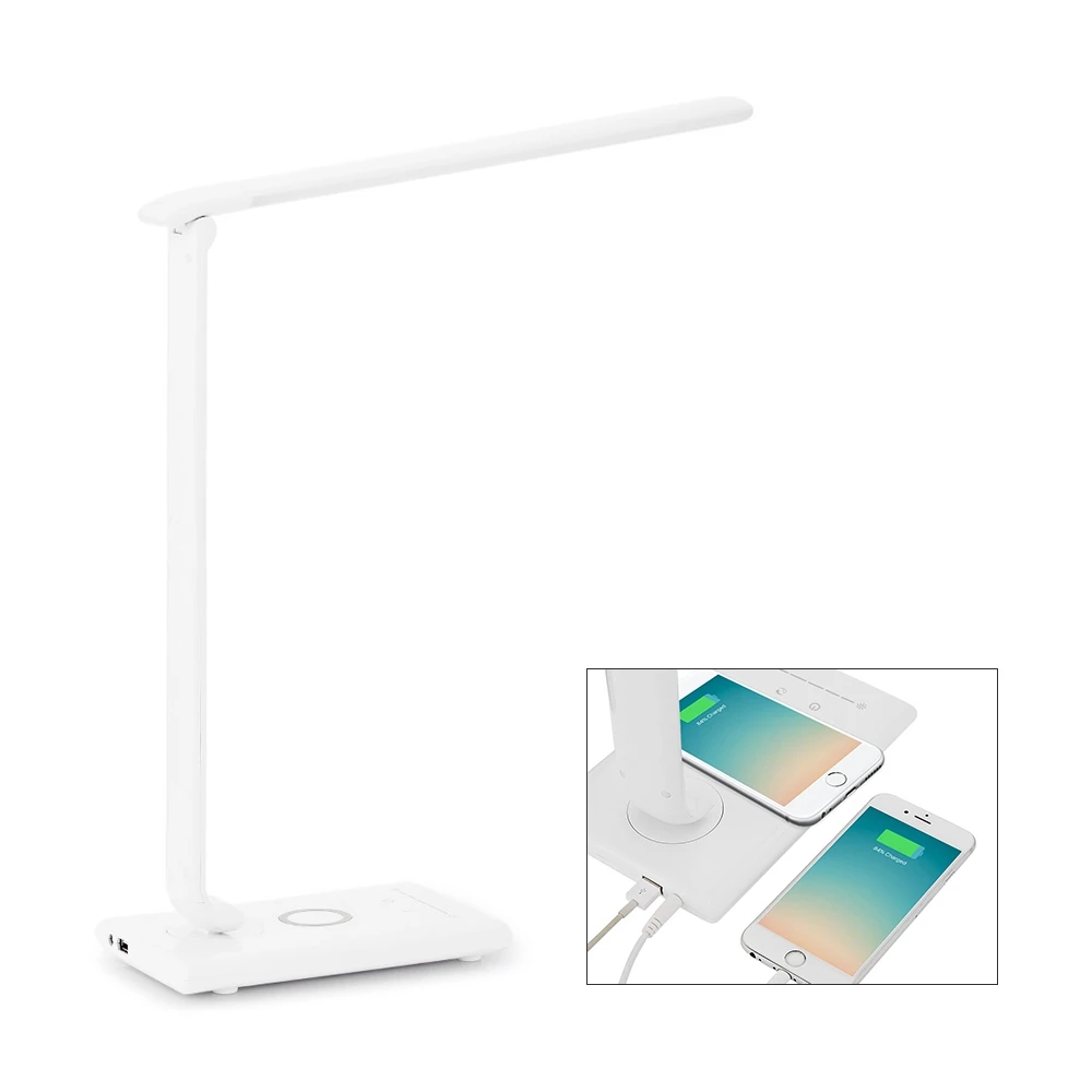 Buy Wireless Desktop Charger LED Desk Lamp Table Light