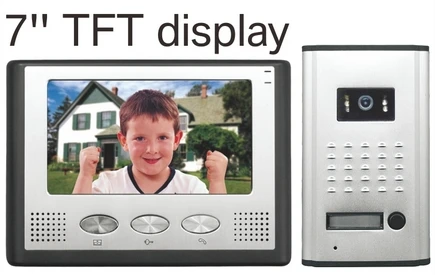 

DIY 10 7"TFT multifunctional color doorbell video door phone