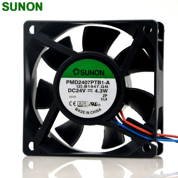 Оригинал для Sunon PMD2407PTB1 A 24V 4 3 W 7CM 7025 3wire inverter case fan|case fan|original sunone7cm fan |
