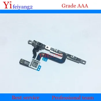 

50PCS YIFEIYANG New Volume Control Button Mute Switch Ribbon Cable Flex Connector with Metal for iPhone 6S Plus