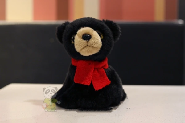 small black bear stuffed animal