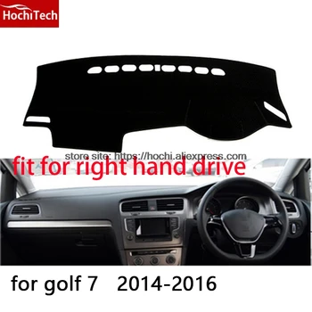 

For Volkswagen VW golf 4 6 right hand drive dashboard mat Protective pad black car-styling Interior Refit Sticker Mat products