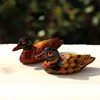 Wood Mandarin Duck Animal Miniature Fairy Garden Home Houses Decoration Mini Craft Micro Landscaping Decor DIY Accessories ► Photo 3/5