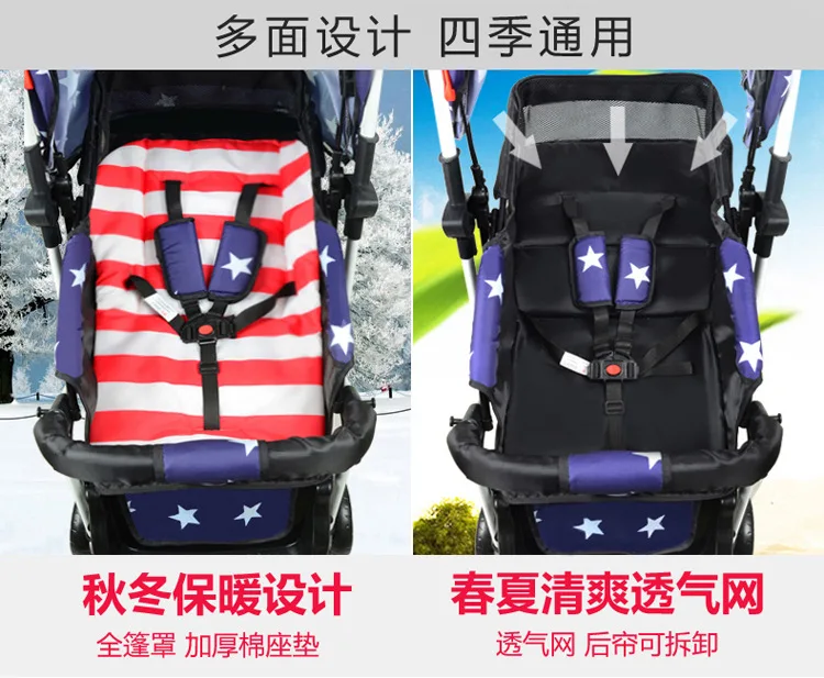 Портативная детская коляска с зонтиком для сидения и лежи, детская коляска для новорожденных, детская коляска с ручкой-трансформер для ног, детская коляска