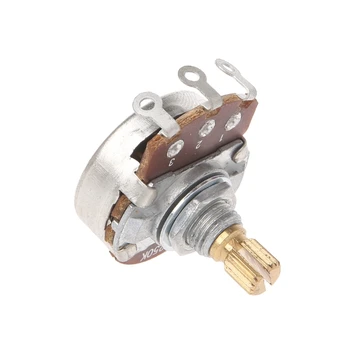 

A250K Potentiometer Splined Pot Electric Guitar Bass Effect Amp Tone Volume Parts