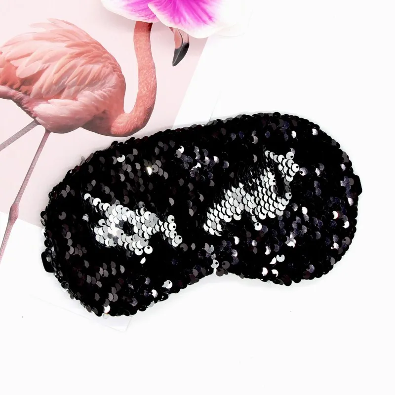 

1Pc Fish scales Travel sleep Eye Mask Eye Shade Cover face masks patch Bandage on Eye Sleeping Health Care hot
