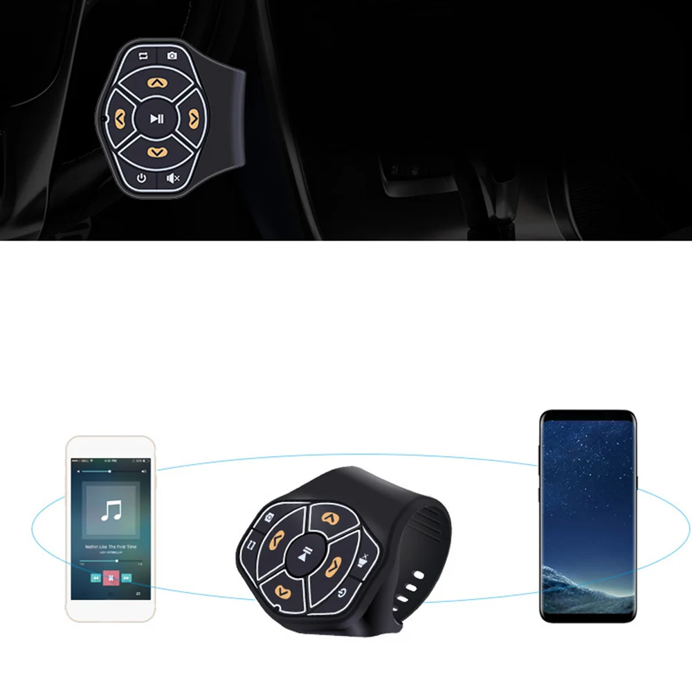MAHAQI Авто Accecssories беспроводной Bluetooth 4,0 медиа Кнопка рулевого колеса автомобиля Дистанционное управление Лидер продаж