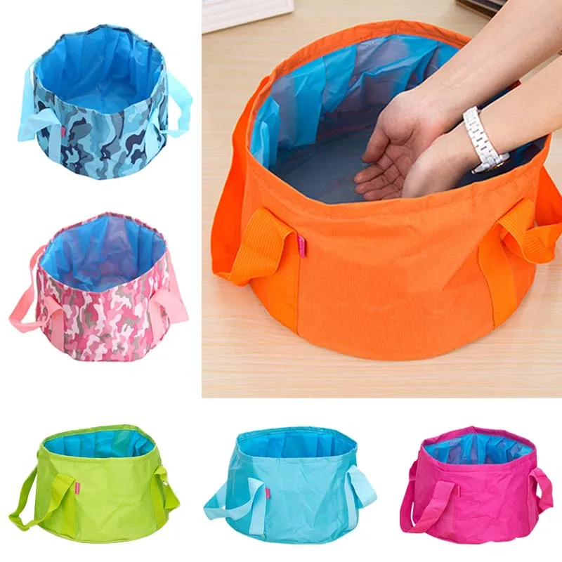 

Creative Travel Outdoor Fishing 15L Bucket/Basin/Foot Portable Multi-function Collapsible Basin
