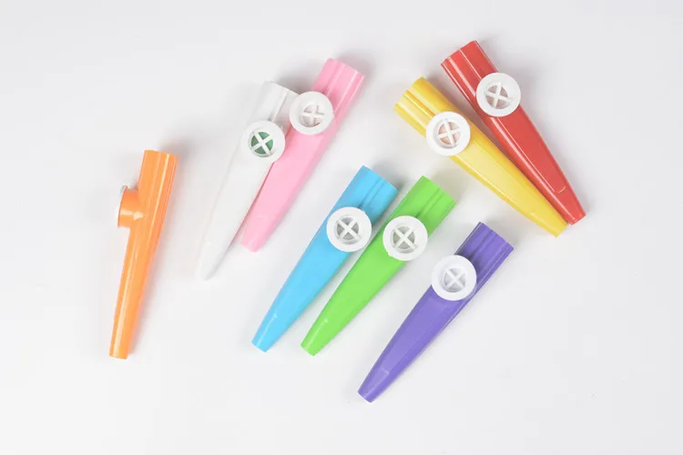 2 шт./компл. kazoo Professional Happy Atmosphere мини пластиковый казу классический музыкальный инструмент новый kazoo 6 цветов на выбор