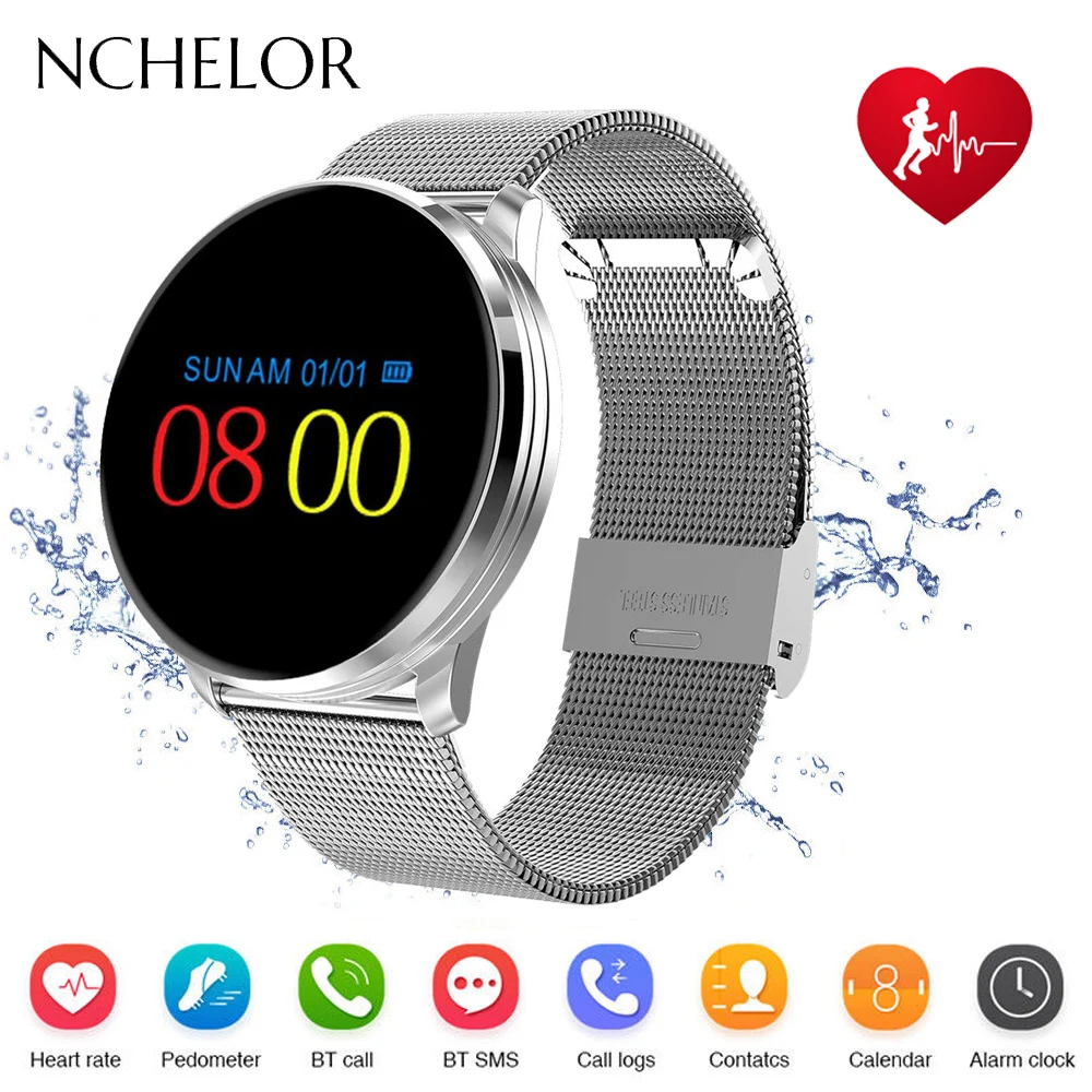 

Fashion Men's Smart Watch IP67 Waterproof Casual Watch Heart Rate Blood Pressure Monitor Call Message Reminder Bluetooth Watches