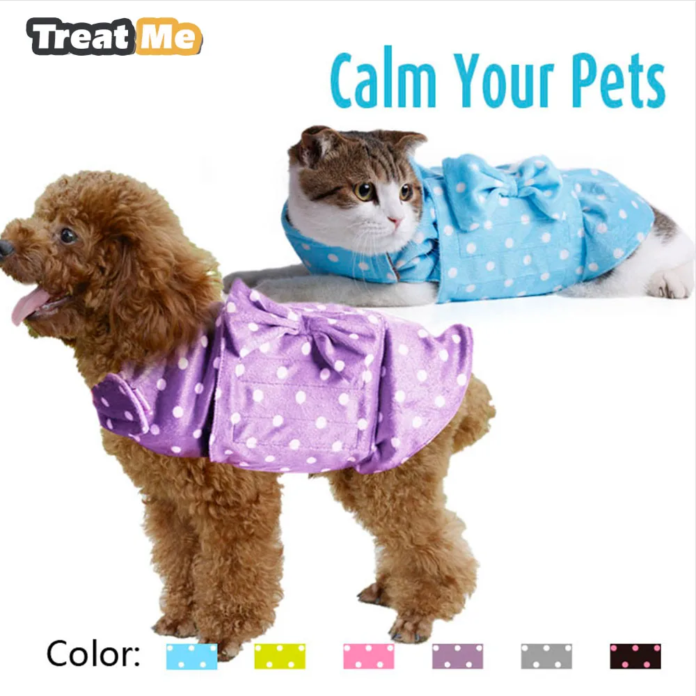 Calm Anti Anxiety and Stress Relief Coat for Dogs Pet Cloth Calming Cat