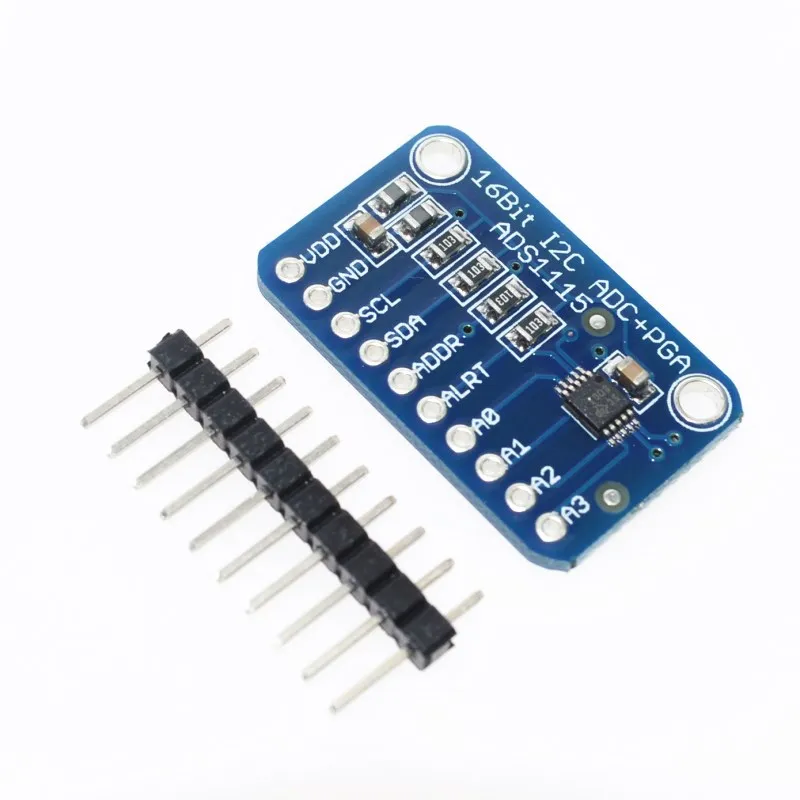 10 шт. 16 бит I2C ADS1115 модуль ADC 4 канала с усилителем Pro для Arduino RPi 1 шт.|10 pcs|amplifier modulechannel