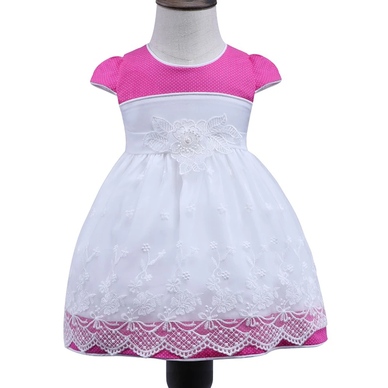 1 Year Baby Girl Birthday Dress Flower Baby Wedding Gown Toddler Christening Dress Infant Party Dress For Girl Vestido Batizado