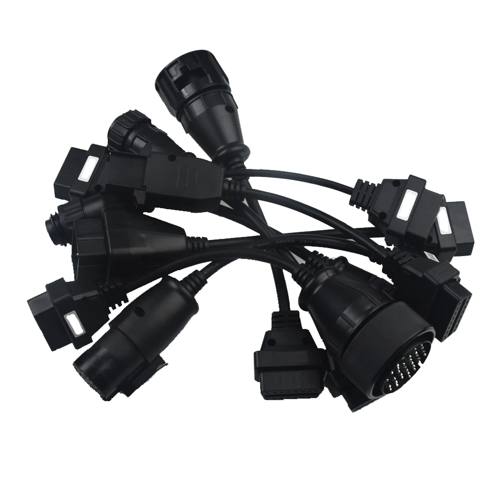 8pcs Truck Cables Obd 2 For Tcs Pro Multidiag Pro Diagnostic Interface