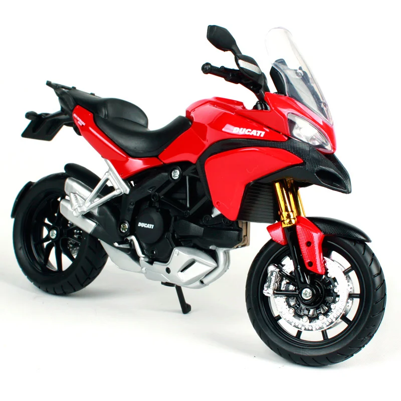Maisto 1:12 ducati multistrada 1200s белый красный мотоцикл литой модель для сбора игрушки Дети