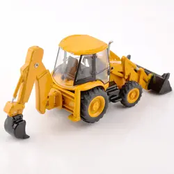 Лучшая шкала 1/87 JCB3CX-4T технический грузовик модель экскаватор-погрузчик инженерные модели грузовой автотранспорт коллекция