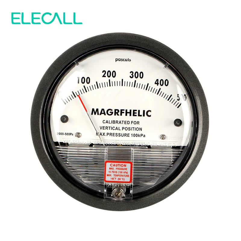 ФОТО ELECALL TE2000 0-500Pa Micro Differential Pressure Gauge High Precision 1/8 