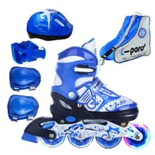 Горячее предложение! детские роликовые коньки обувь S/M/L роликовые коньки обувь регулируемые дорожные скользящие/Инлайн ролики для слалома обувь+ защитный+ сумка