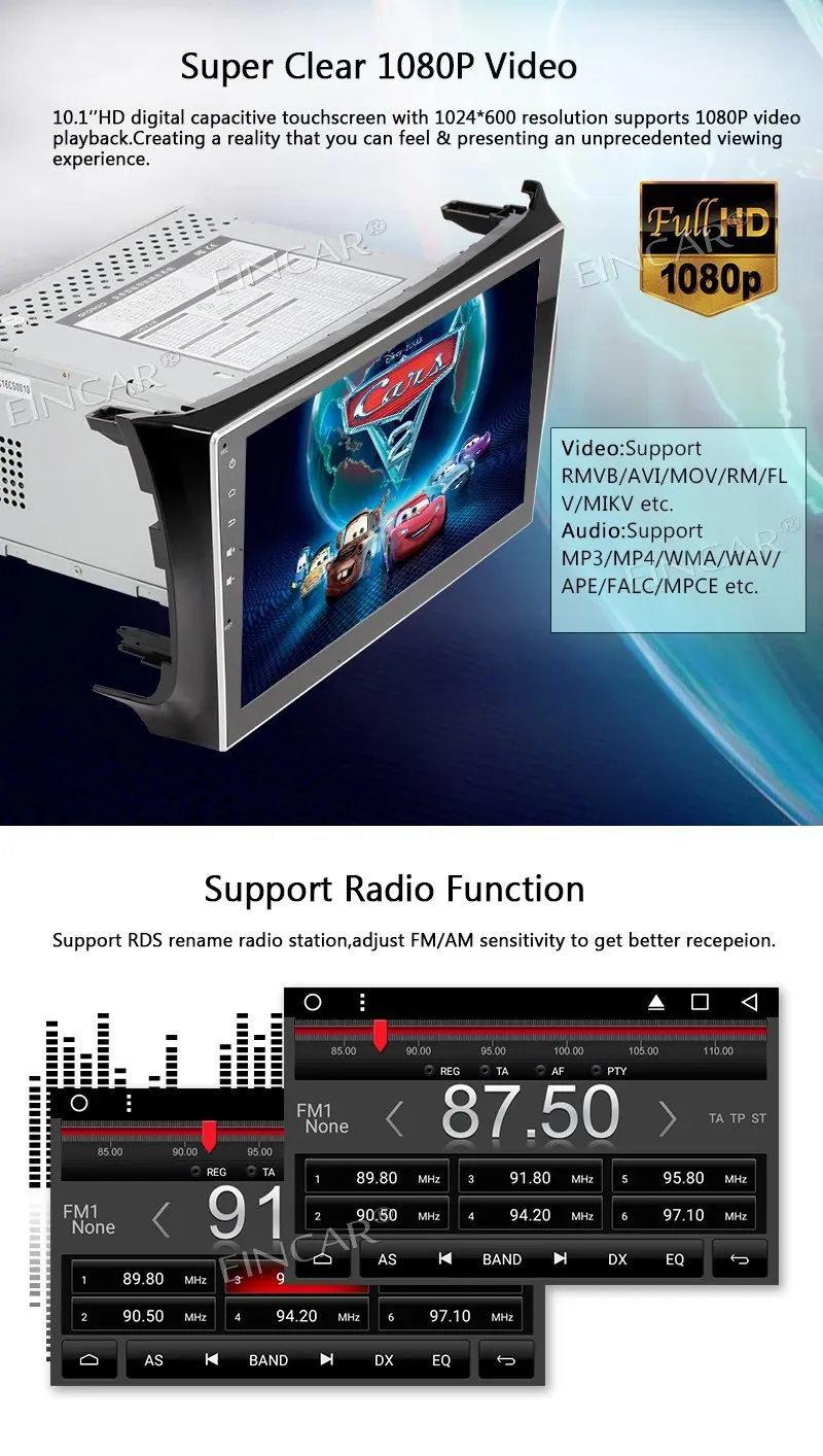 Cheap 10.1 inch Headunit Android 7.1 2 Din In Dash Multi-touch Screen PC Stereo GPS Multimedia FM Radio Support SD/USB/OBD2/3G/4G/Wifi 4 Cheap 10.1 inch Headunit Android 7.1 2 Din In Dash Multi-touch Screen PC Stereo GPS Multimedia FM Radio Support SD/USB/OBD2/3G/4G/Wifi 4