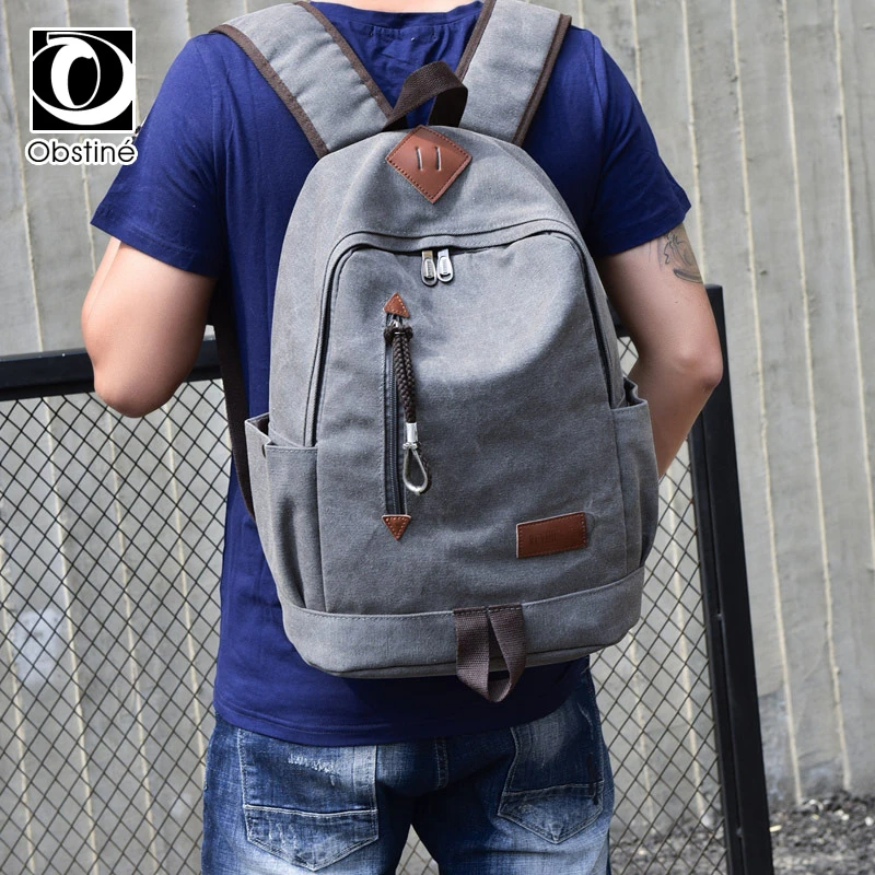 castigo equilibrado Fuera de Mochila informal de viaje para hombre y mujer, morral Unisex de lona, bolso  de tela para niñas, mochila para ordenador portátil|Mochilas| - AliExpress