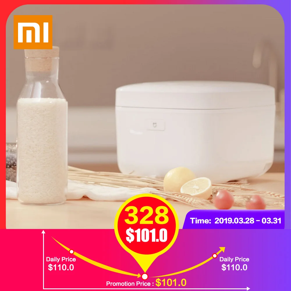 Xiaomi Mijia Electric Rice Cooker IH Smart Home 3L Alloy Cast Iron