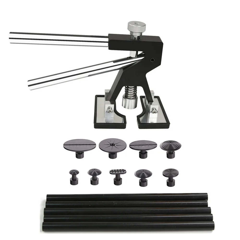

WHDZ Auto Body Paintless Dent Repair Tool Kits Glue Puller Dent Lifter with Plastic PDR Glue Tabs Glue Stick