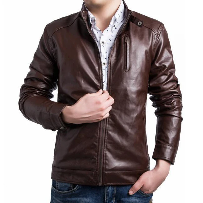 jaqueta de couro masculina diesel