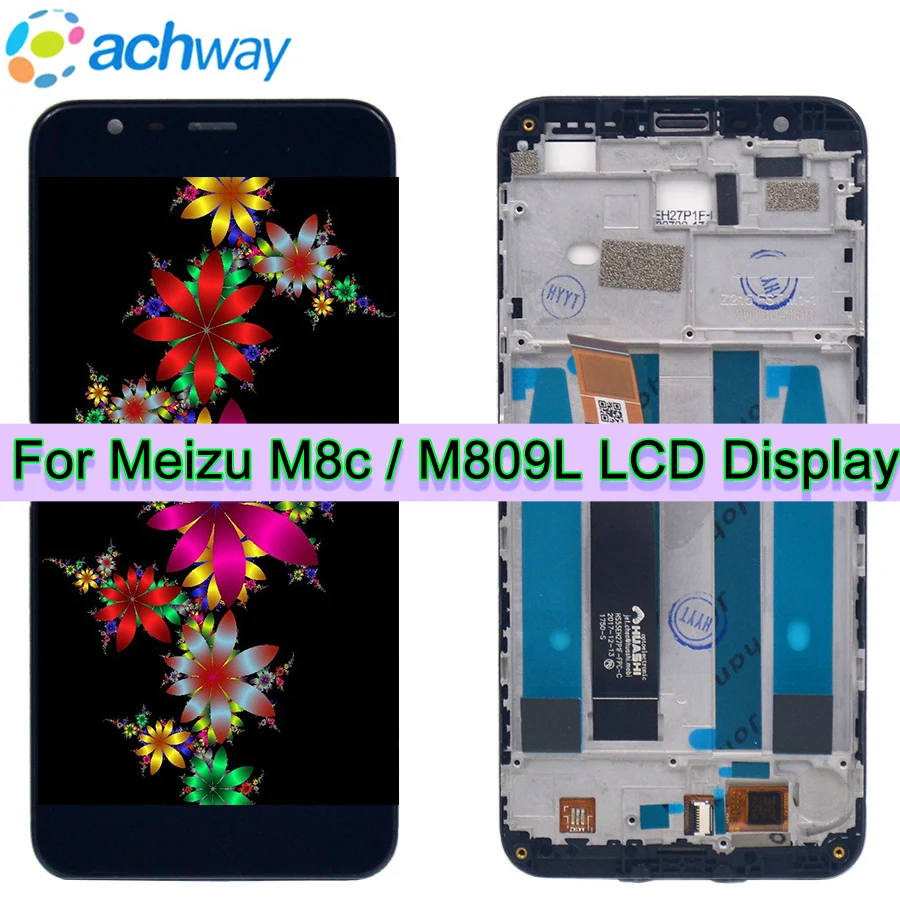 

Tested Working Screen For Meizu M8C LCD Touch Screen Digitizer Assembly For MEIZU M8C Display M8 C Replacement M809L LCD Display