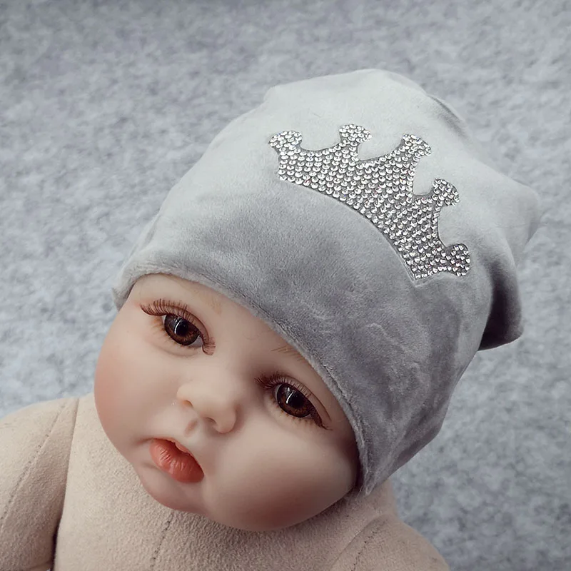 GZHilovingL/зимние плотные бархатные шапки с короной для новорожденных мальчиков и девочек; мягкие теплые детские шапки для волос; аксессуары для фотосъемки; шапочки; подарки