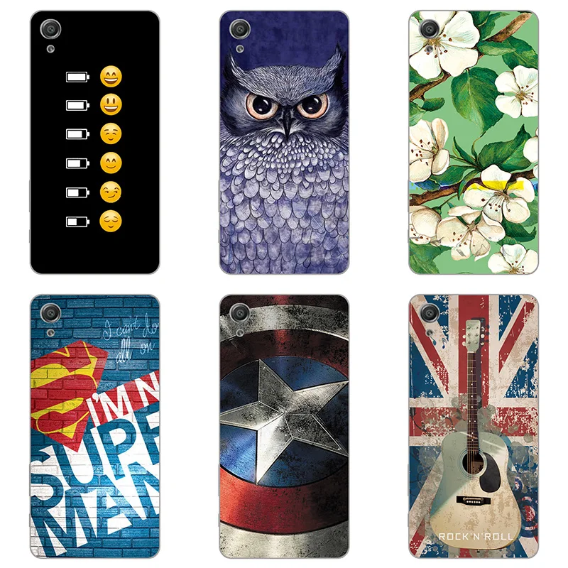 

fashion style phone case colour shell For Sony Xperia XA F3112 F3116 F3111 Hard plastic Phone Case colorful painting skin shell