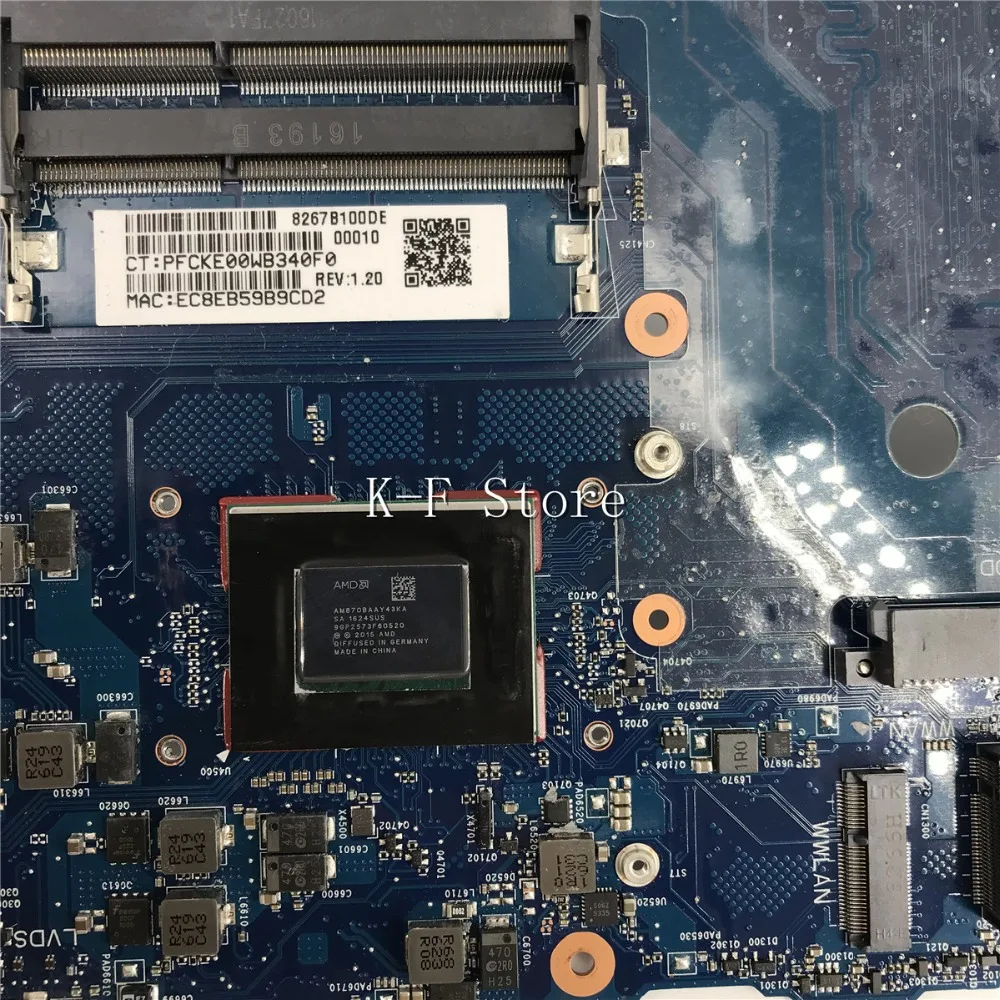Kaifull 916803-001 916803-501 916803-601 6050A2840801 для hp 645 G2 655 G2 материнская плата портативного компьютера с A10-8730, все функции хорошо