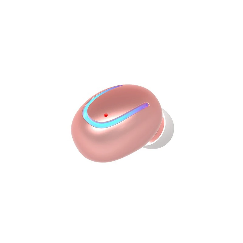 Rose gold 30 шт Мини Q13 Bluetooth Беспроводной наушники-вкладыши наушники громкой связи один подшипник с микрофоном для IOS Android - Цвет: Rose gold