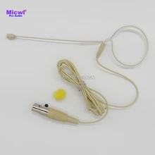 Micwl A4-SHURE лучший одного уха всенаправленная головная гарнитура микрофон для Shure беспроводной микрофон Системы TA4F мини 4Pin
