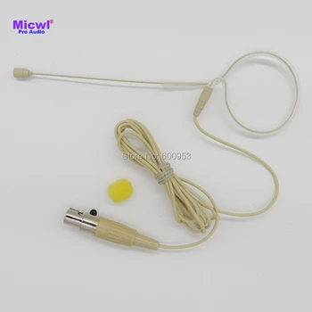 

MICWL A4-SHURE Best Single ear Omni-Directional Headworn Headset Microphone For Shure Wireless Mic System TA4F mini 4Pin