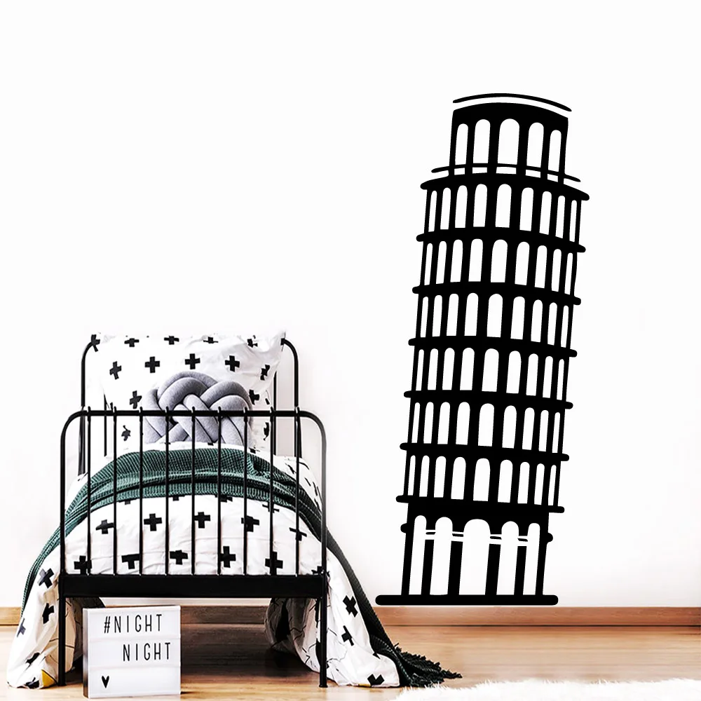 

NEW tower Wall Decal Living Room Removable Mural For Kids Rooms Sticker Mural
