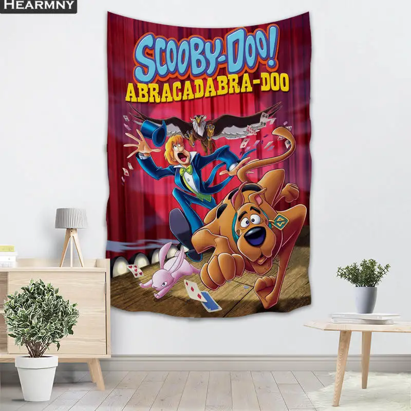 Фоновая ткань valance гобелен настенный подвесной на заказ Scooby Doo спальня гостиная одеяло Йога пляжное полотенце скатерть - Цвет: 5