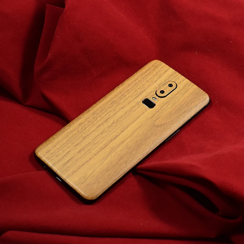 For 1+6 6T Wood Skins Protective Film For Oneplus 6 6T