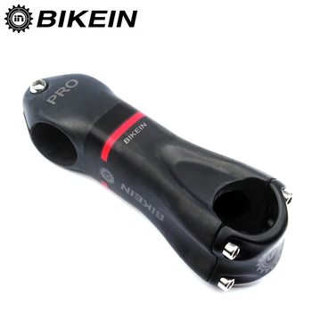 

BIKEIN PRO Serie Full UD Carbon Matt Road Mountain Bike Stem 80/90/100/110mm High Quality Bicycle Stand 10 Degrees MTB Parts130g