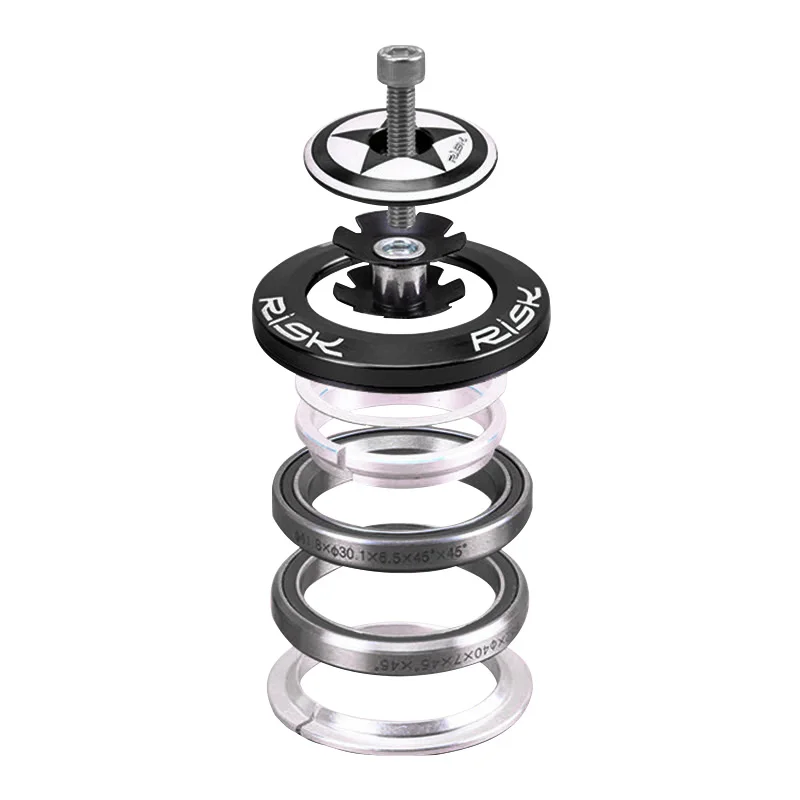 Risk 42MM Bike Headset Durable 2 Sealed Cartridge Bearings Waterproof