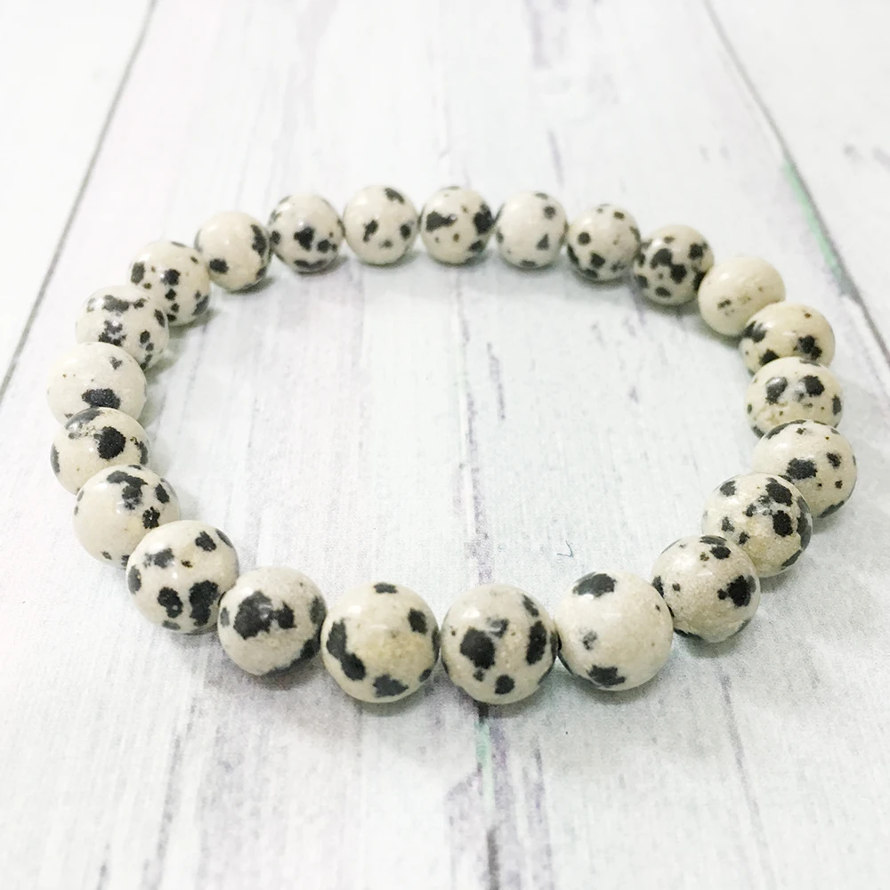 Браслет Ruberthen Dalmatian J-asper успокаивающий Защитный Браслет Йога наручные бусы мала чакра лечебный браслет