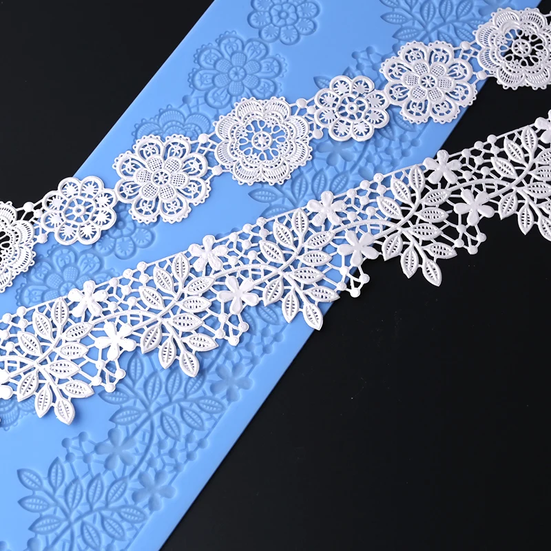 

Yueyue Sugarcraft Flower silicone lace mold fondant mold cake decorating tools chocolate gumpaste mold wedding cake decoraton