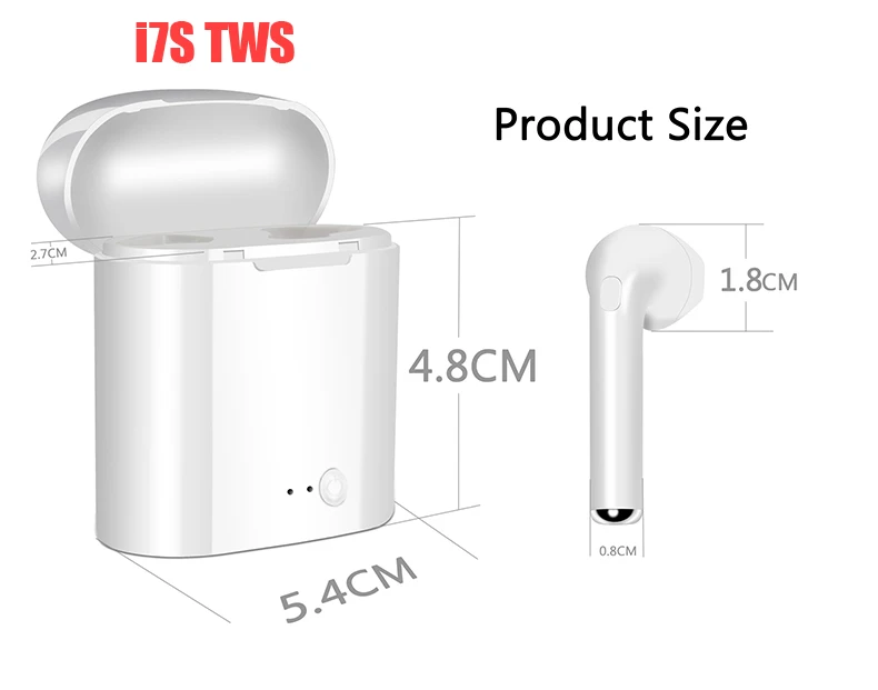 I7s i12 i18 TWS, мини беспроводные Bluetooth наушники, стерео наушники, гарнитура с зарядным устройством, микрофон для i7 TWS, Iphone, Xiaomi