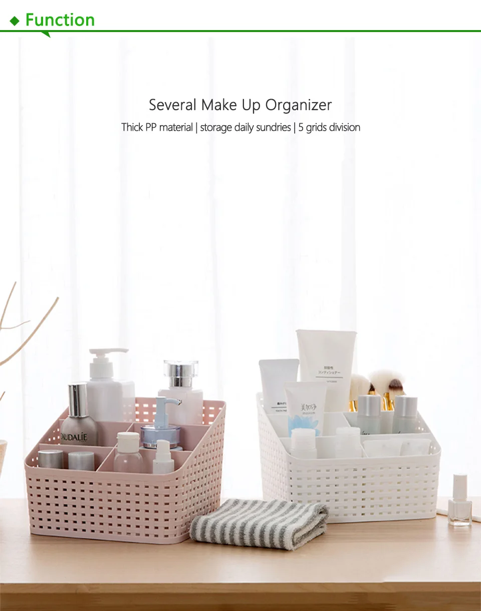 Makeup Organizer Plastic Storage Box Multifunctional Lipstick Brushes Holder Jewelry Cosmetic Case Make Up Organizers -1_05