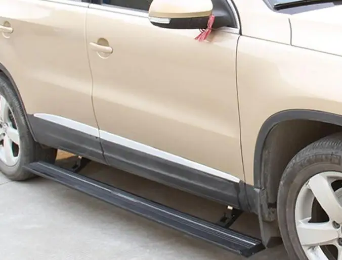 Compare Aluminium Automatische scaling Elektrische pedaal side step treeplank voor TIGUAN 2010 +