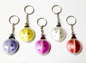

100 pc Plastic Bug Key chain school prize birthday party favors novelty giveaways present wedding gift for guest gadget souvenir