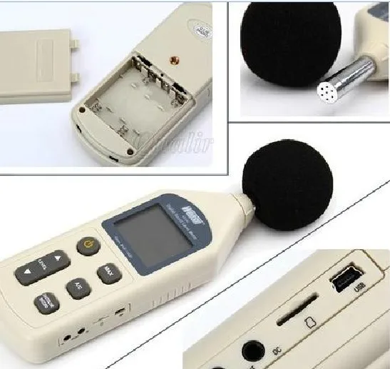 

SLM sound level meter support the PC Connect and SD card Freeshipping