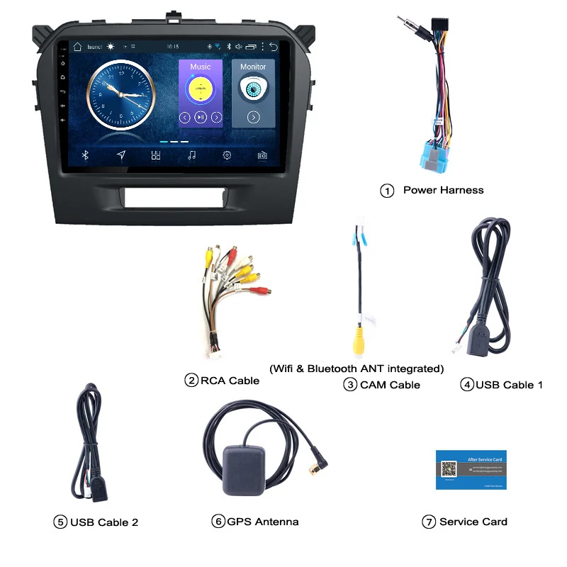 NAVITOPIA 9 дюймов полный сенсорный экран Android 8 1 2G ram 3 rom автомобильный DVD gps навигатор