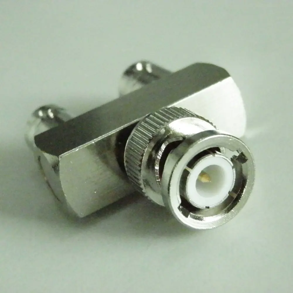 3 way Y Тройной BNC штекер к гнезду T RF адаптер коаксиальный преобразователь