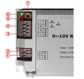 Высокое напряжение AC110V 220 В светодиодный RF Диммер DM015 1 канал 0-10 В 1CH задний край затемнения 3 ключа с дистанционным светодиодный RF Диммер